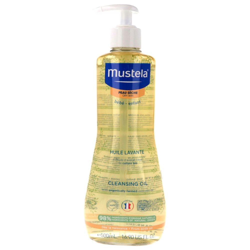MUSTELA Aceite de Baño y Ducha Piel Seca 500 ml Protección y Suavidad