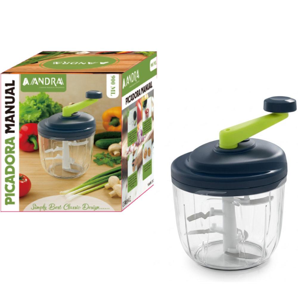 Cortador de Vegetales Manual de Gran Capacidad 500ml-900ml Práctico y Rápido para Tu Cocina Prep Works