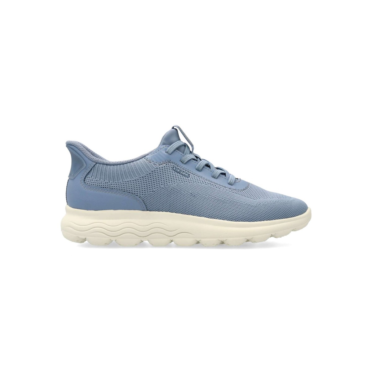 Geox - Zapatillas casual Spherica Plus para mujer con suela de goma absorbente de impactos, sistema Fast-in y diseño tipo calcetín