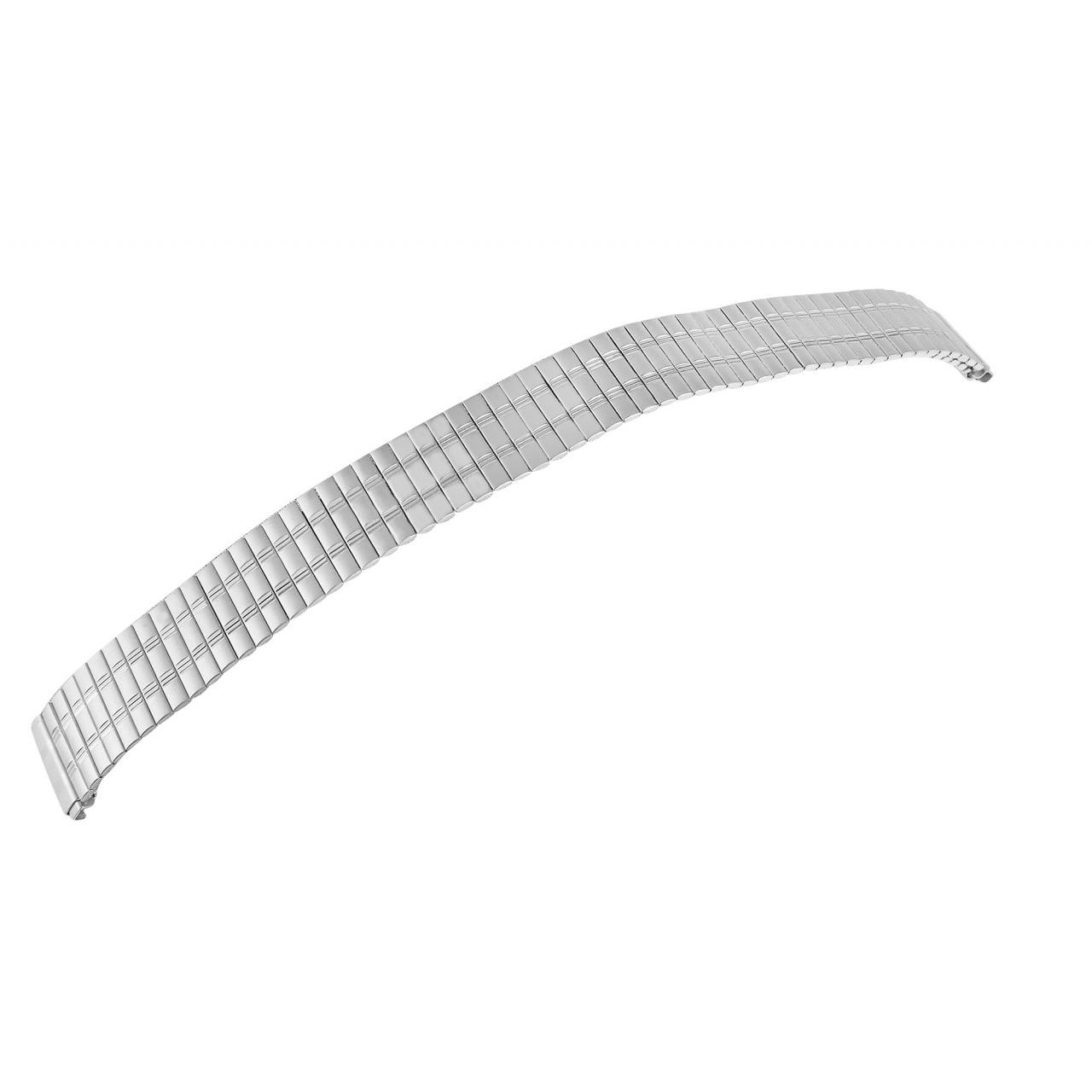 Mestre Artesão® Bracelete de Reloj Prateada em Aço Inoxidável - 12mm - 0057