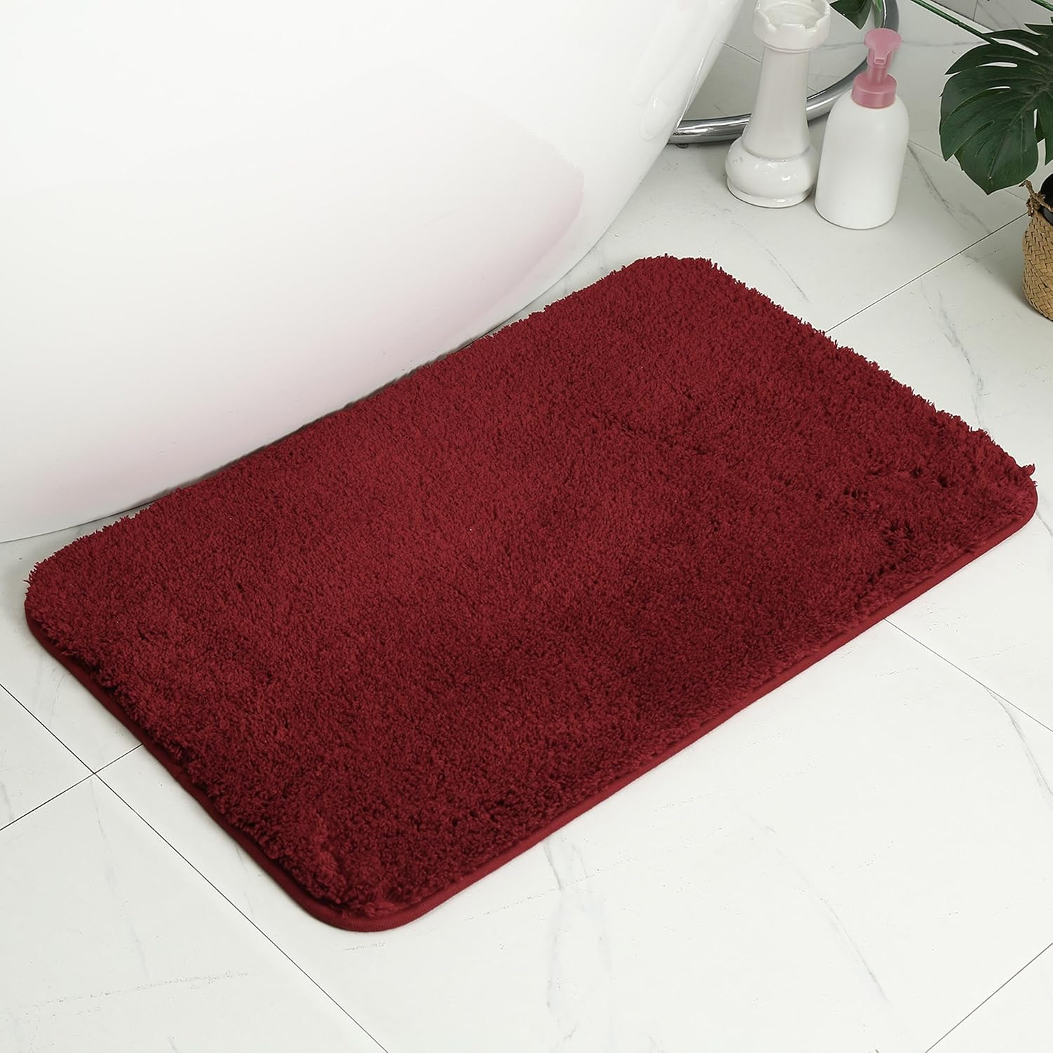 Alfombra de Baño Antideslizante,Alfombra de Pelo,Multifuncional,Alfombra para Baño Cocina Puertas de Entrada Pasillo Dormitorio Salon,Extra Suave, 40x60/50x80/50x120cm