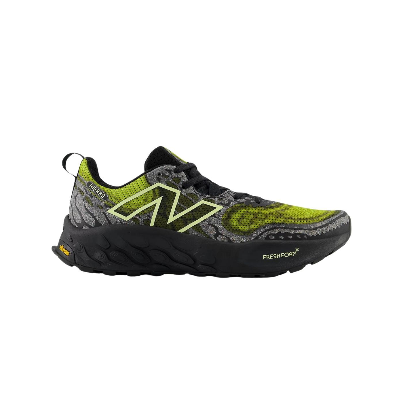 Zapatillas new balance fresh foam x hierro v8 negro amarillo