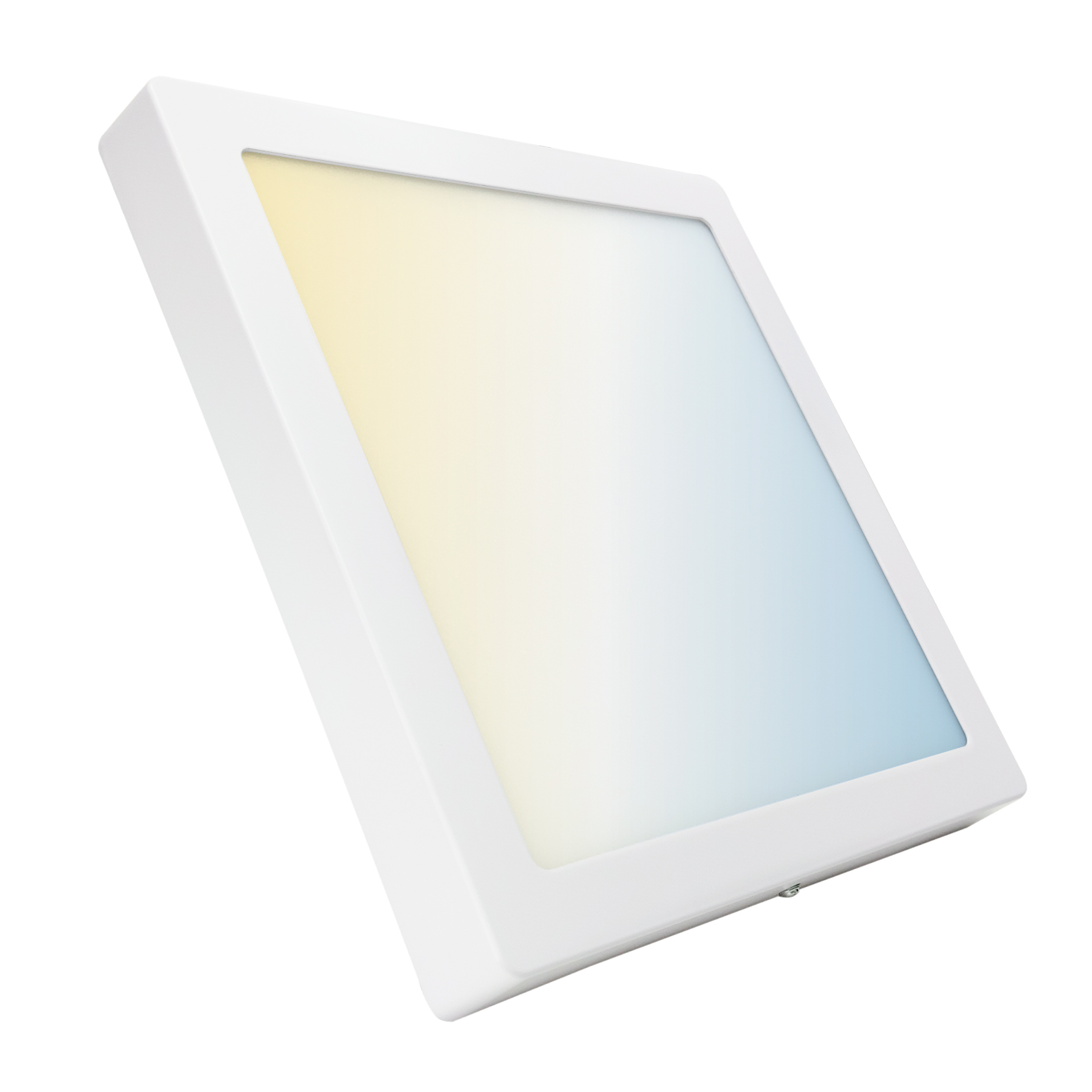LED ATOMANT Plafón LED Cuadrado de Superficie 30x30cm 24W, CCT (Selector de Color Blanco Cálido, Neutro y Frío), 2200 Lúmenes, Driver Incluido, Instalación Rápida y Limpia, Ideal para Cocinas, Pasillos u Oficinas