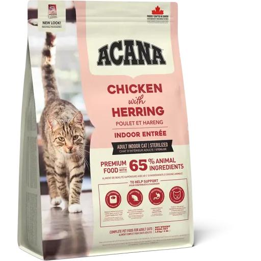 Acana Pienso Indoor Entrée para Gatos de Pollo (Gatos , Comida , Pienso) - 1.8 Kg
