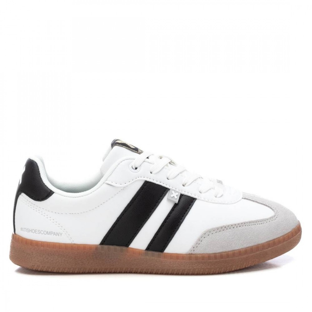 XTI 143485 05 Zapatillas deportivas mujer 35289 25V DEPORTIVO BANDAS BLANCO/NEGRO