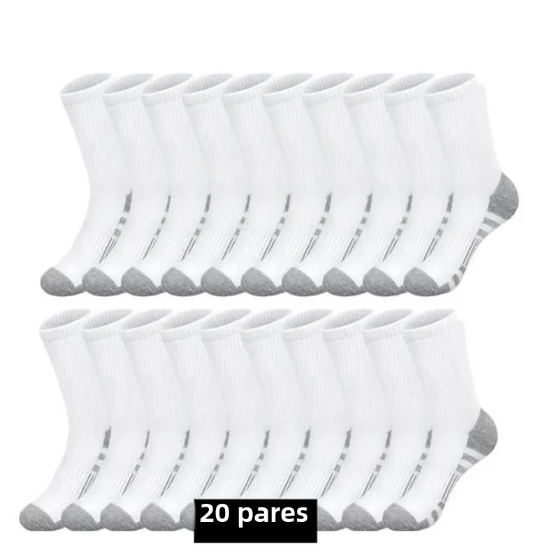 OmHom Calcetines Clásicos Para Hombre Anti-derrapantes Transpirables Deportivos Para Correr Y Baloncesto Pack De 10/20/30 Pares