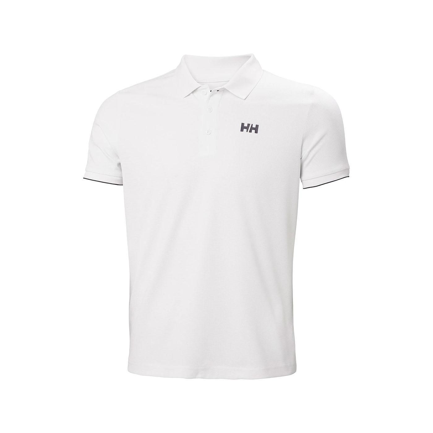 Polo Hombre Helly Hansen Ocean Blanco - Confeccionado en Poliéster