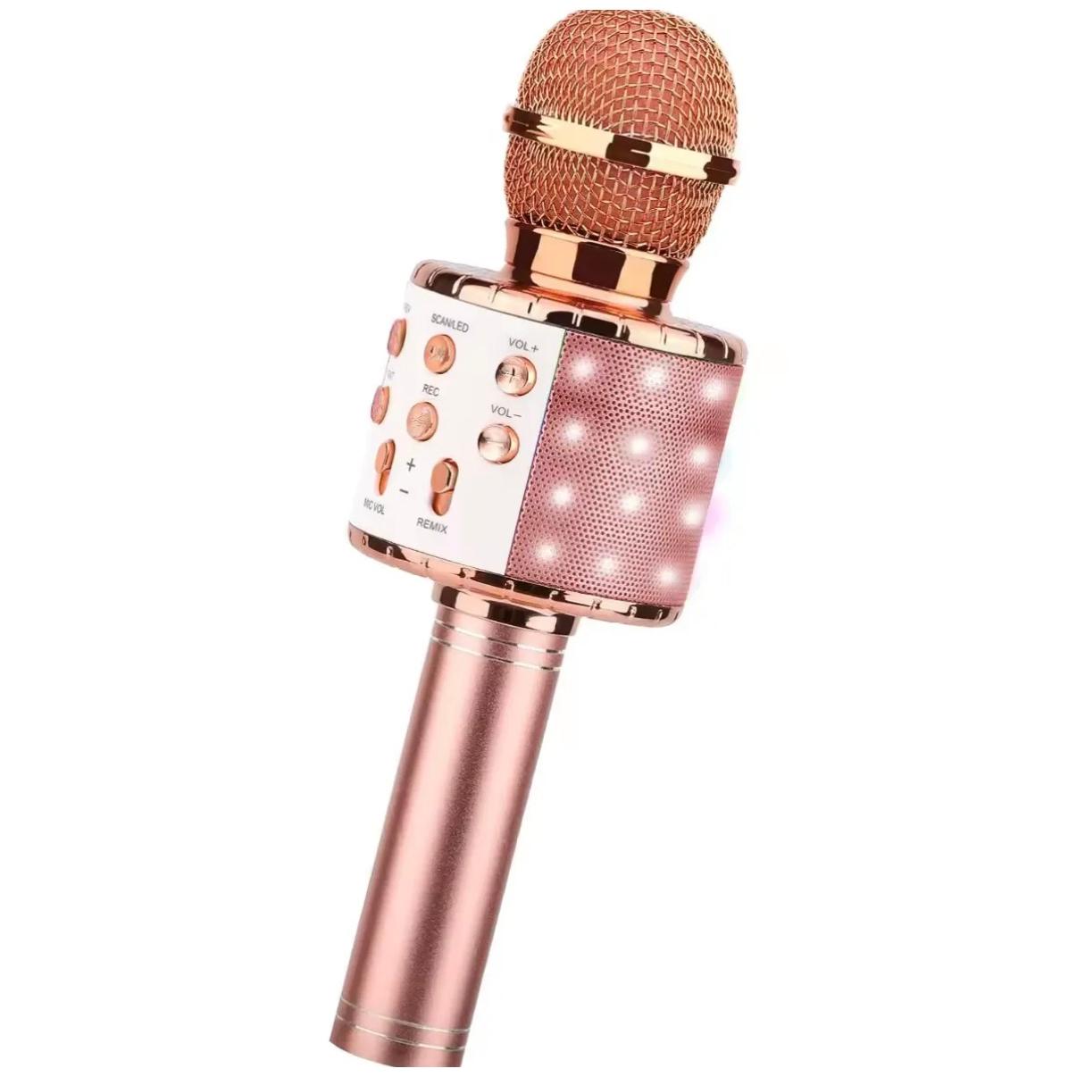 Stima-Micrófono Karaoke Inalámbrico Bluetooth con Altavoz y Grabadora - Micro de Mano Portátil para Canto, Fiestas y KTV Home