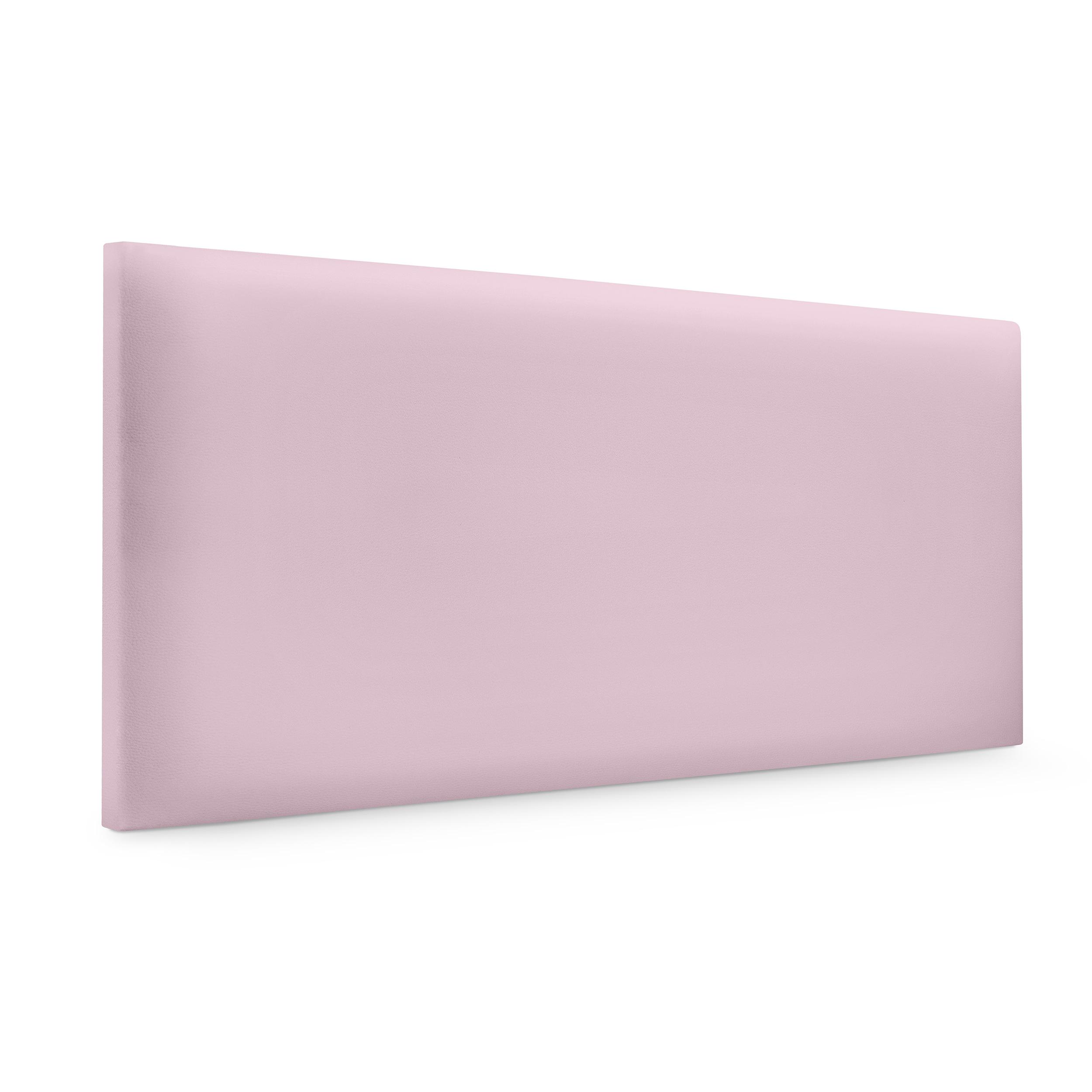 DHOME Cabecero de Polipiel o Tela AQUALINE Liso Cabeceros Cabezal Tapizado Cama Lujo (Rosa Polipiel)