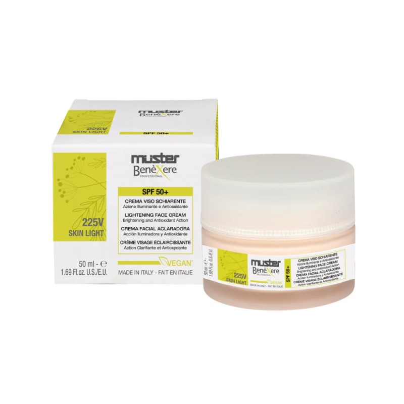 Crema Facial Aclaradora con Acción Iluminadora y Antioxidante - Muster 225 ml