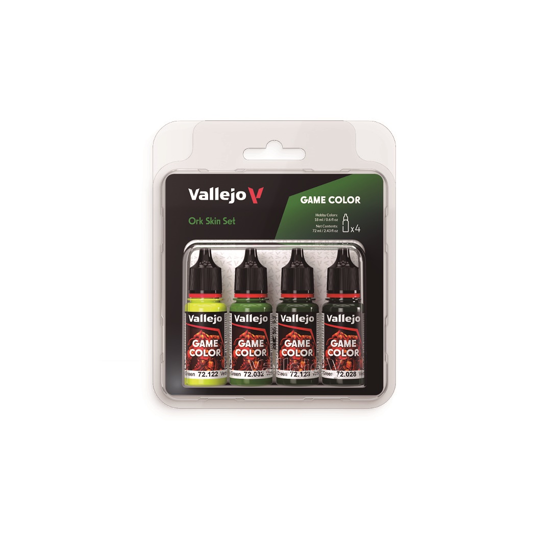 GAME COLOR 72391 ORK SKIN COLOR SET 4 COLORES 18 ML de Acrylicos Vallejo