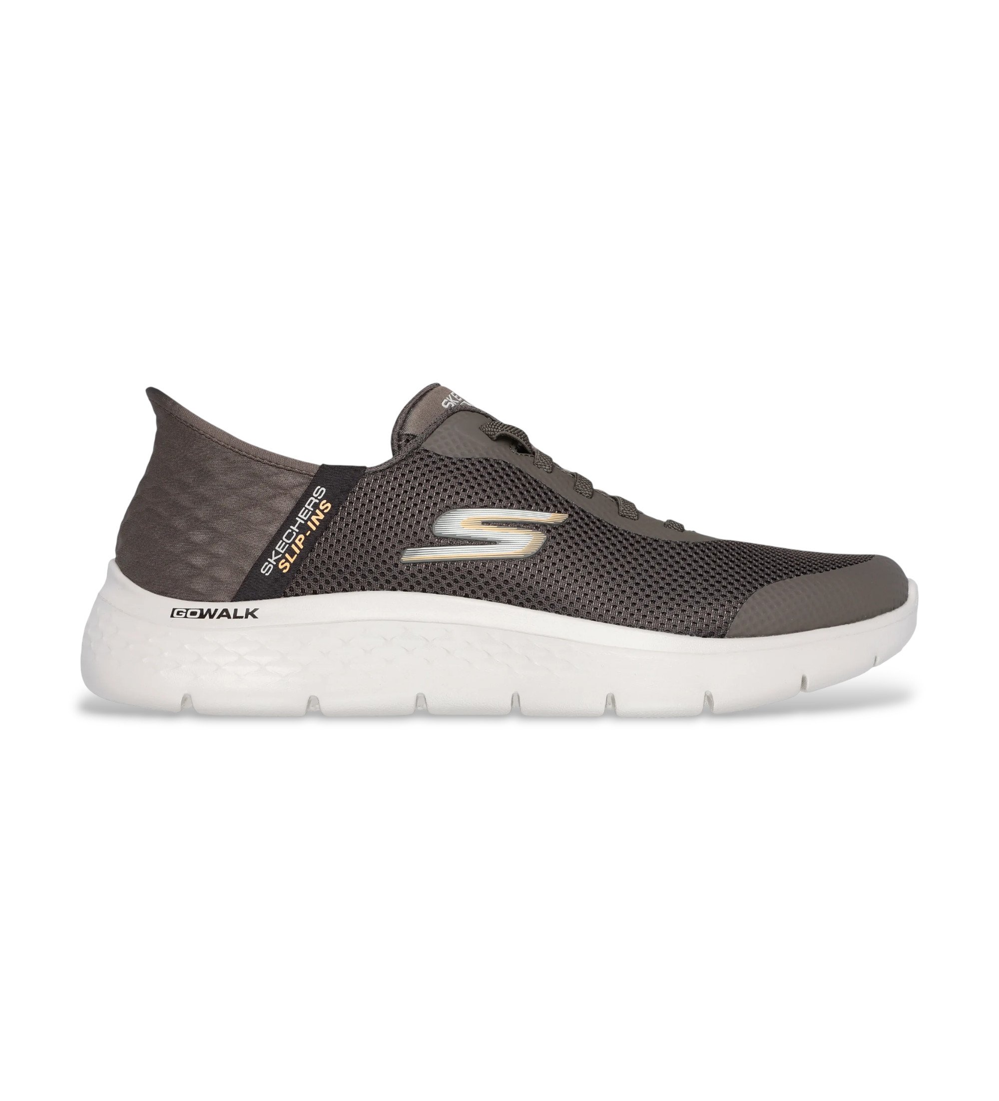 Skechers | Hombre | Zapatillas Slip-ins Go Walk Flex Hands Up marrón
