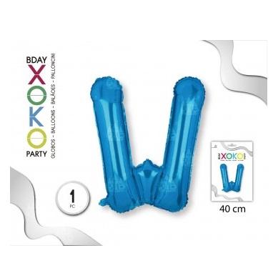 Globo Foil, Letras En Color Azul Con Tamaño De 40cm. #Xoko Party #Globo