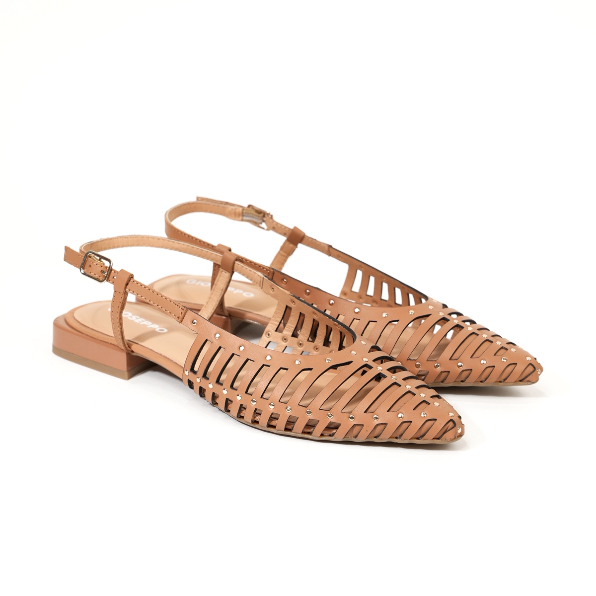 Sandalias Gioseppo modelo Jericho en color Cuero