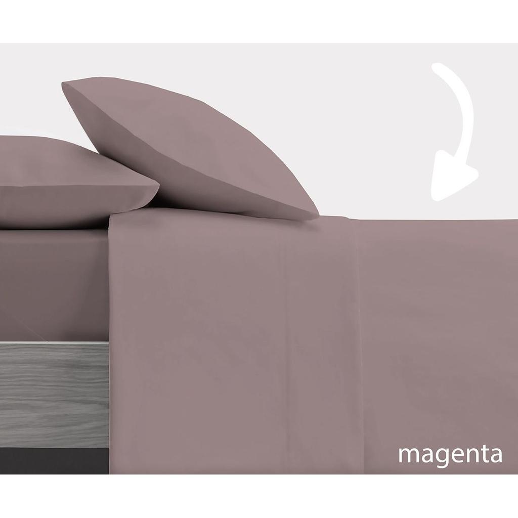 Sábana encimera lisa, Color Magenta, Vidal Home