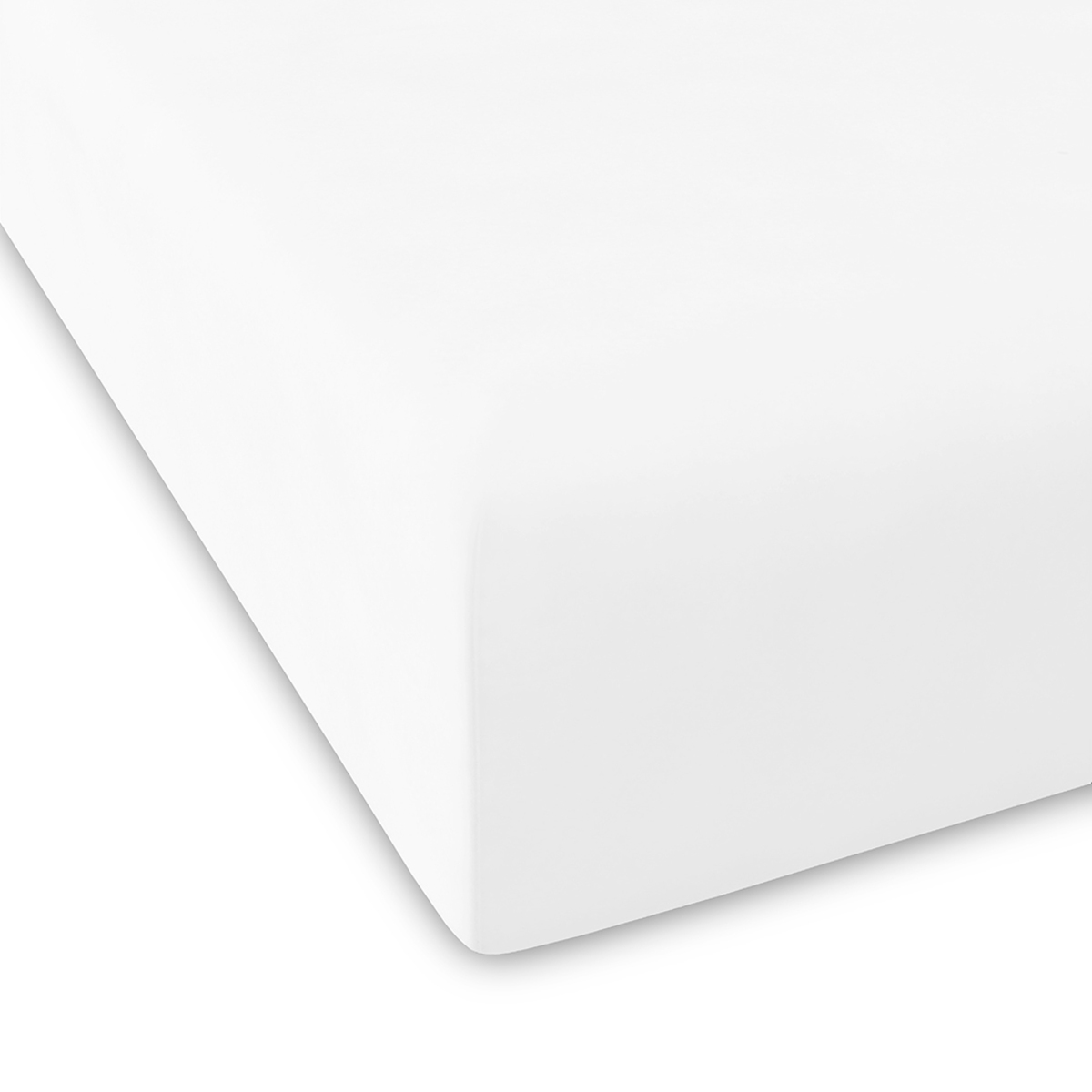 GUY LAROCHE - Sábana bajera de algodón 200 hilos PURE blanco. Varios tamaños disponibles.