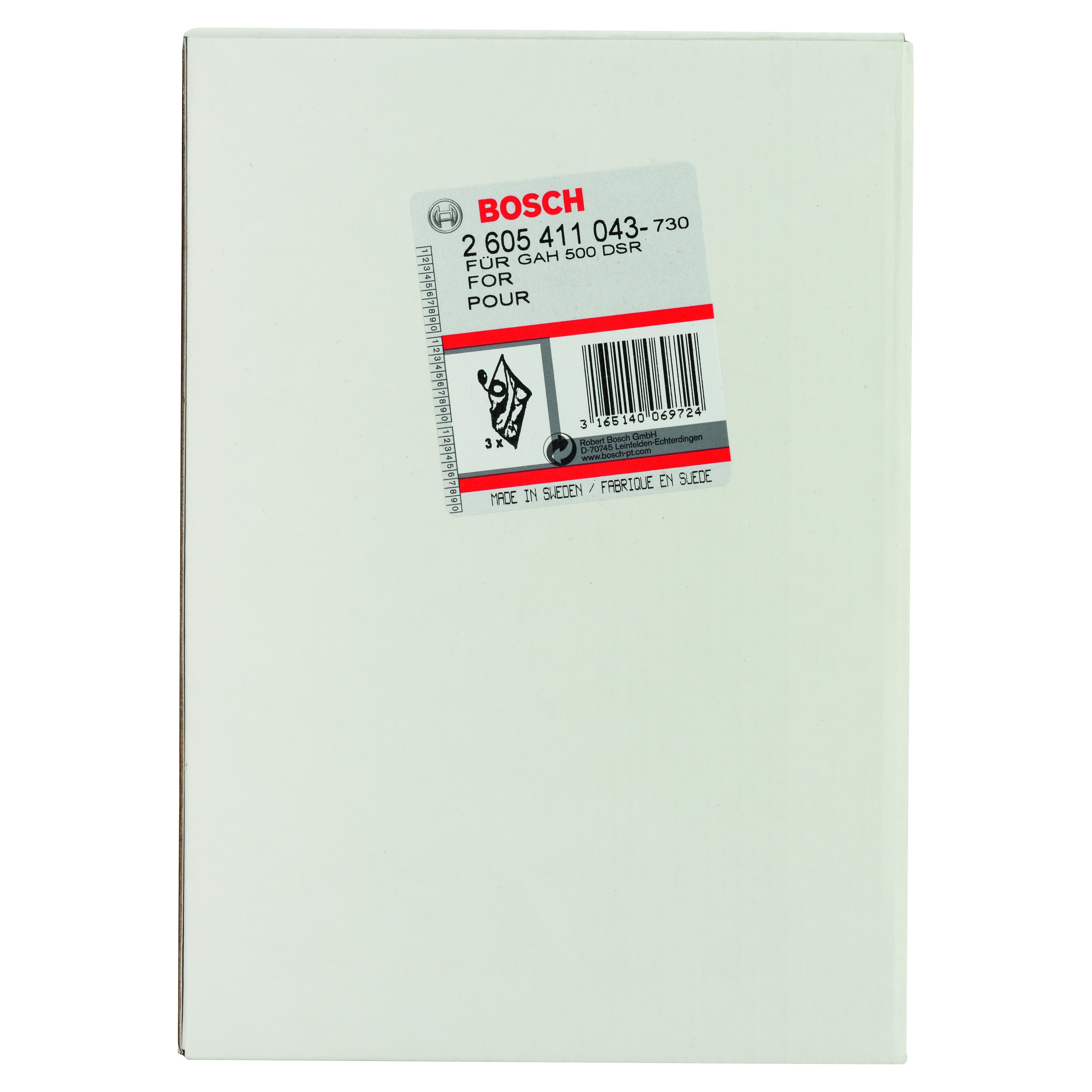 Bolsa vellón polvo cuarzo: 3uds | BOSCH 2605411043