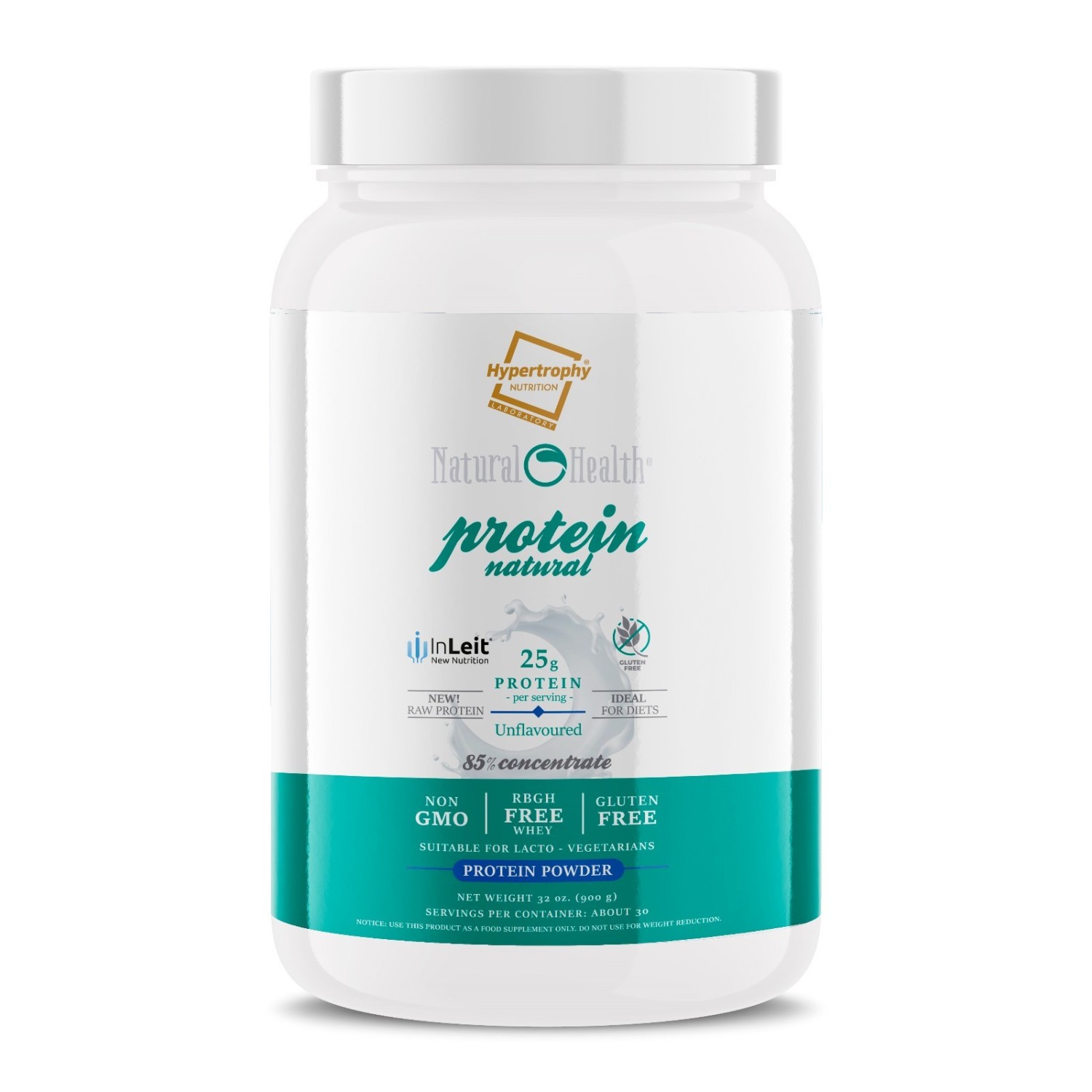 Concentrado de Proteína de Leche Neutra 85% | 900gr natural sin añadidos NATURAL HEALTH