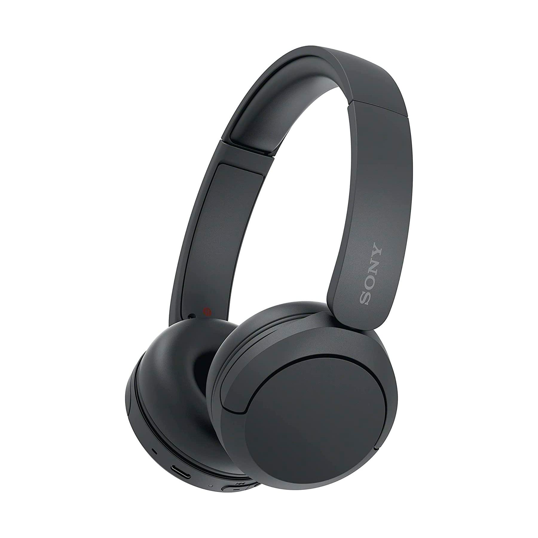 Sony - Auriculares inalámbricos WH-CH520 con hasta 50 horas de batería, conexión Bluetooth 5.2 y sonido mejorado DSEE para uso diario