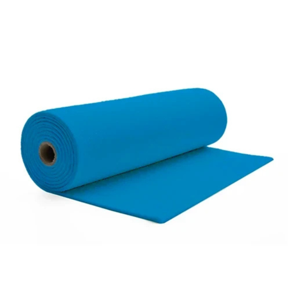 Arquiservi - Moqueta Ferial Azul Celeste Ignífuga al corte – Ideal para Eventos, Ferias y Stands