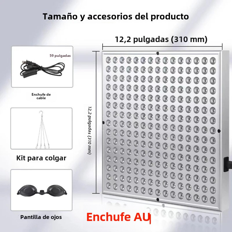 Lámpara De Terapia Con Luz Roja LED Para El Rostro Anti-Edad Cuidado De La Piel Belleza 225 Luz LED Alivio Del Dolor Corporal Herramientas De Terapia Física