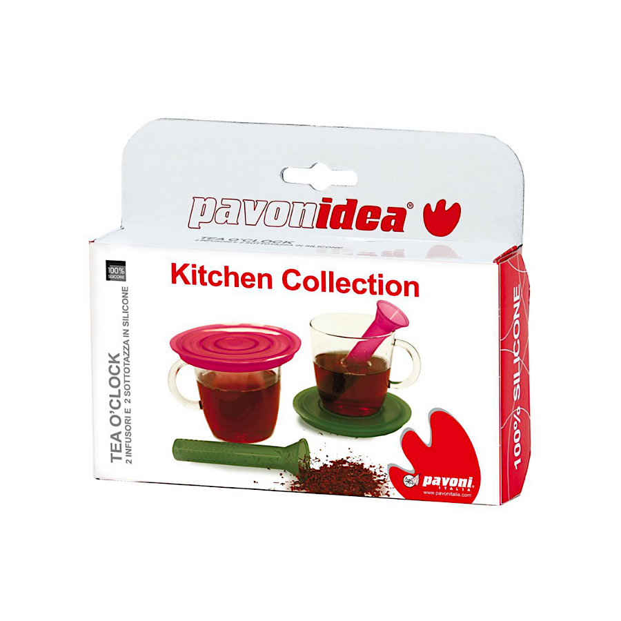 Set Accesorios Para Te Pavoni - Marron Y Naranja