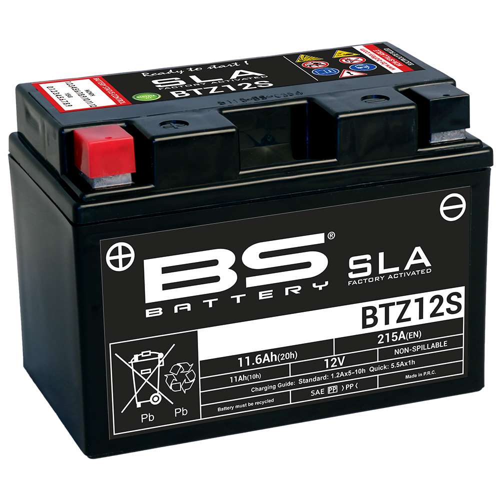 Bateria Sla Btz12s (Fa) De Alta Potencia Para Motos Con Muchos Dispositivos Electrónicos 36077