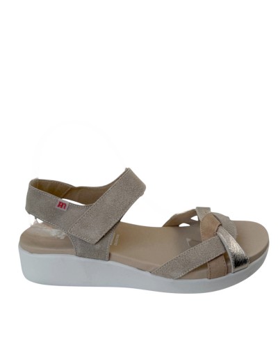 SANDALIA PIEL CONFORT VELCRO 11639