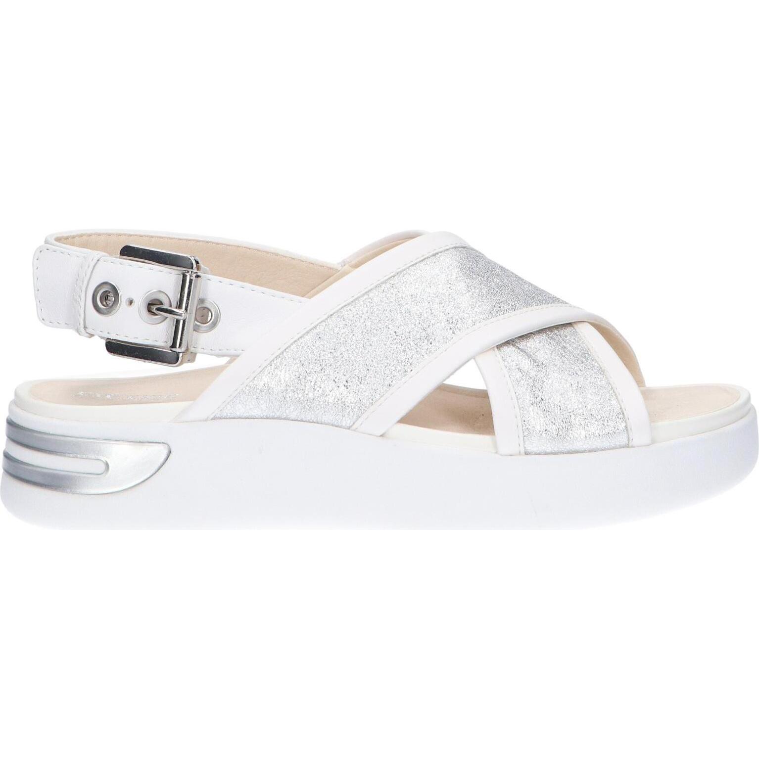 GEOX D92CMA 0CFBC D OTTAYA C0434 SILVER-WHITE Women's Sandals