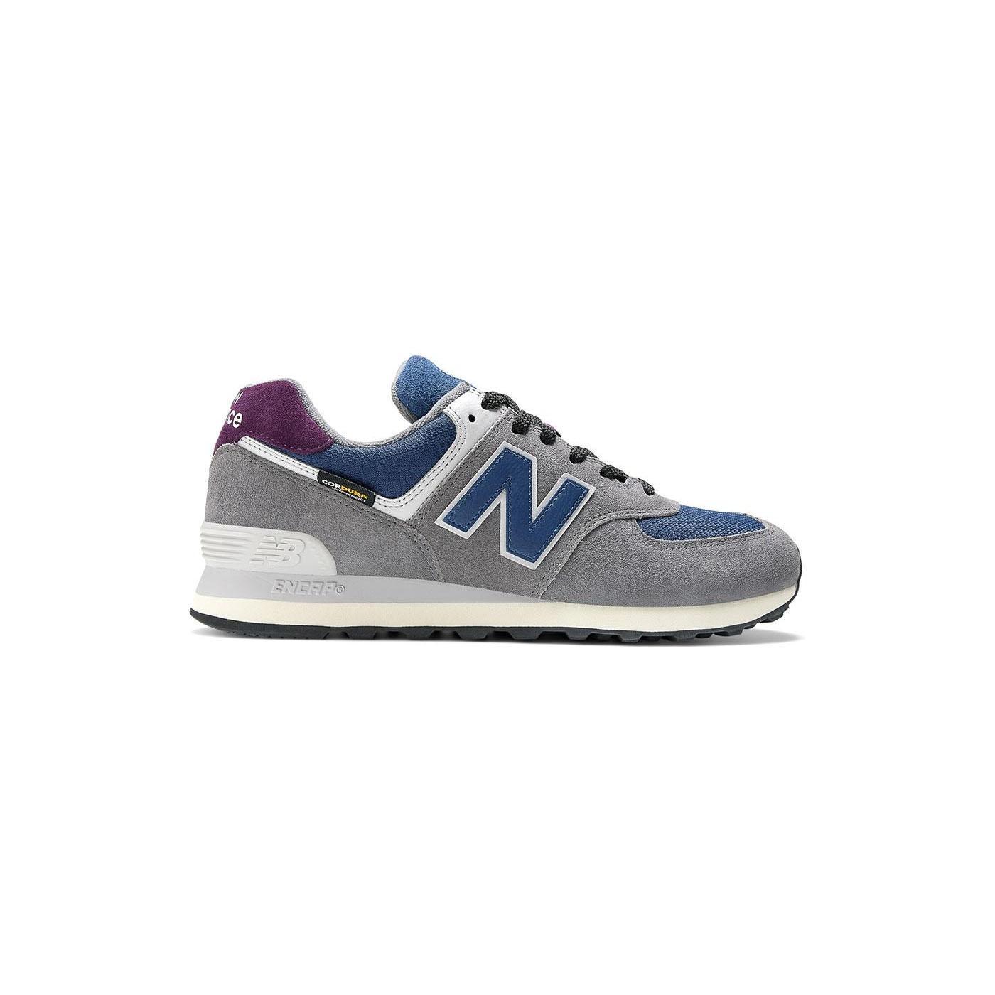 Zapatilla Hombre New Balance 574 Gris Azul