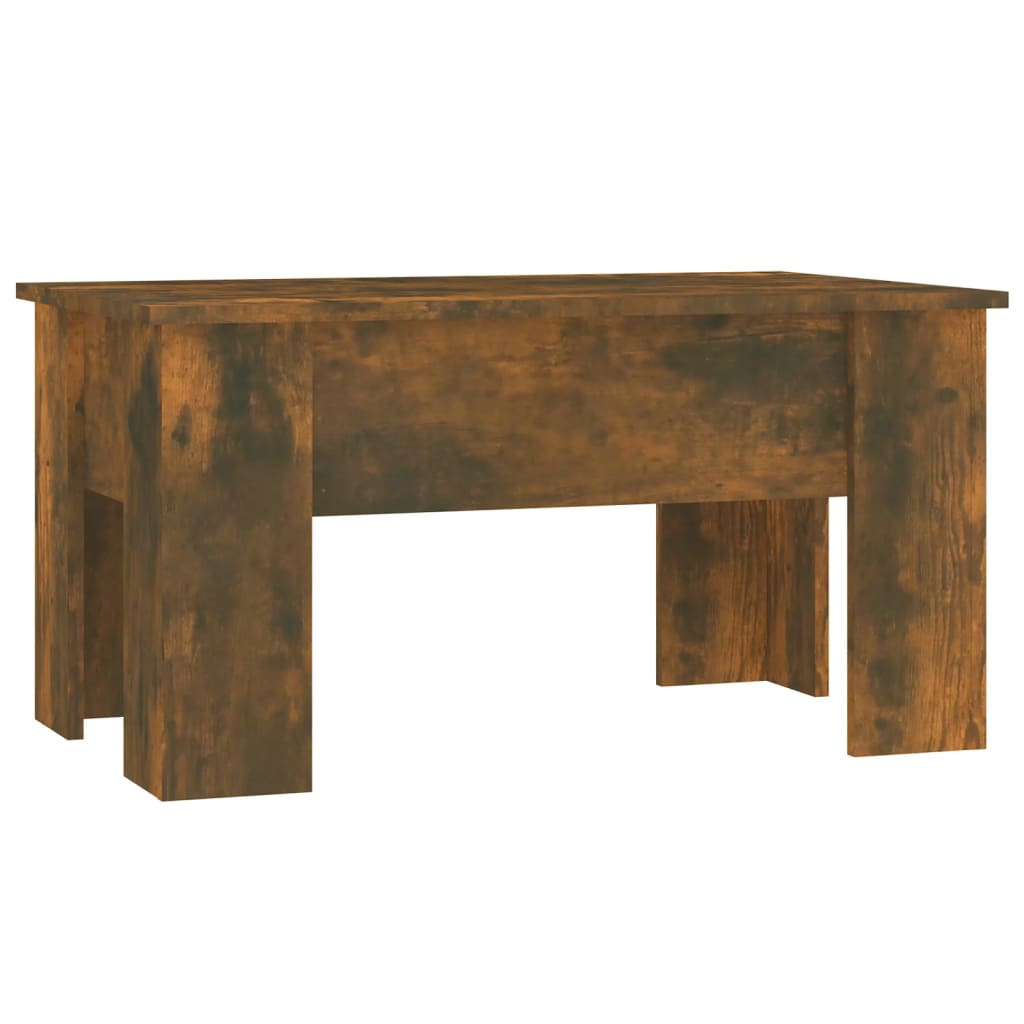 Mesa de Centro Vidaxl Madera de Ingeniería 79x49x41 Cm Blanco