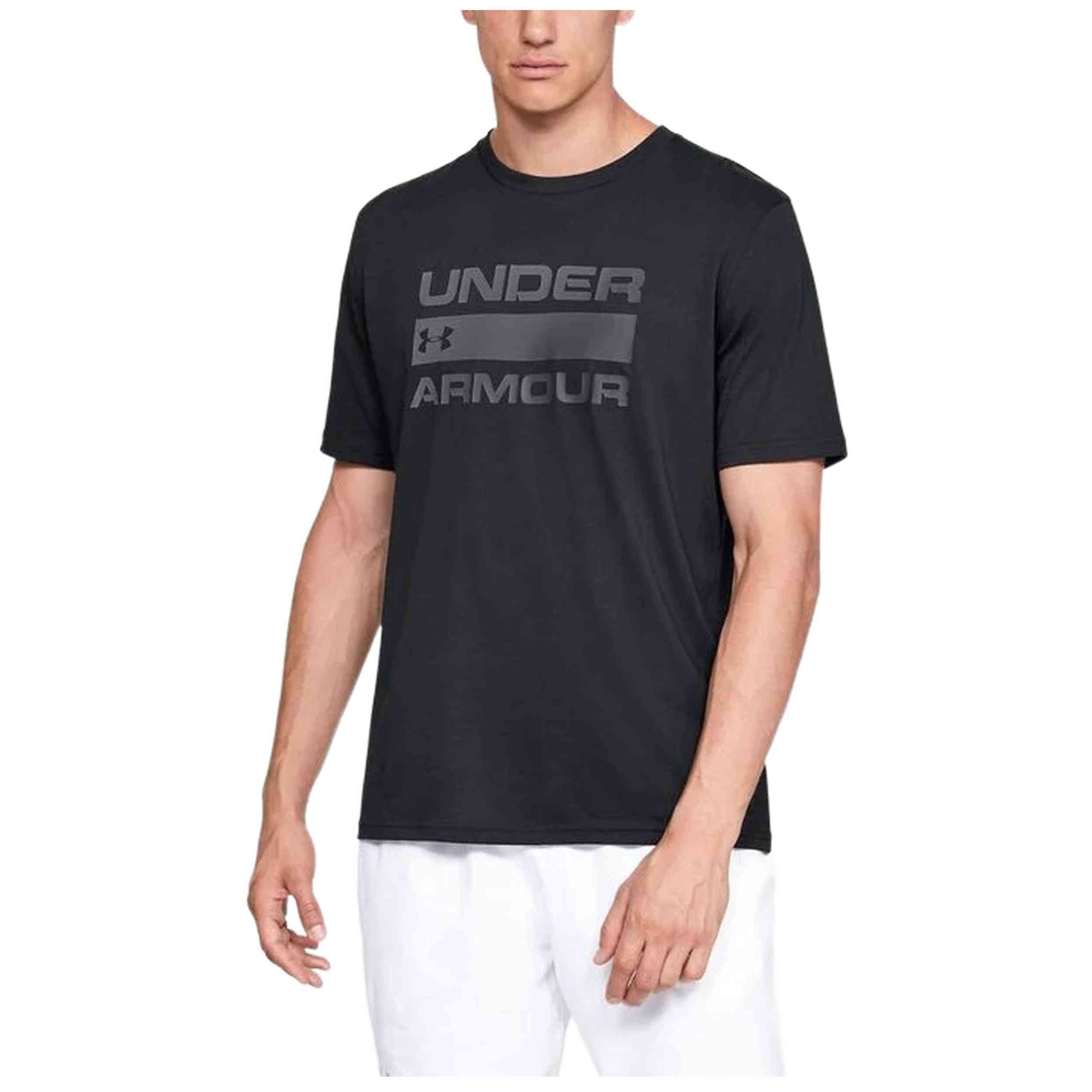 Camisetas De Manga Corta Under Armour modelo 1329582_1 para Hombre en color Negro