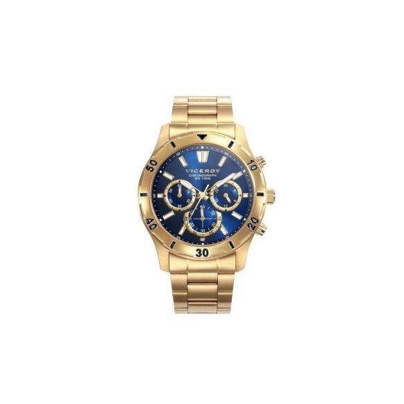 401135-36 - Reloj Viceroy de Hombre Brazalete de acero e ip dorado