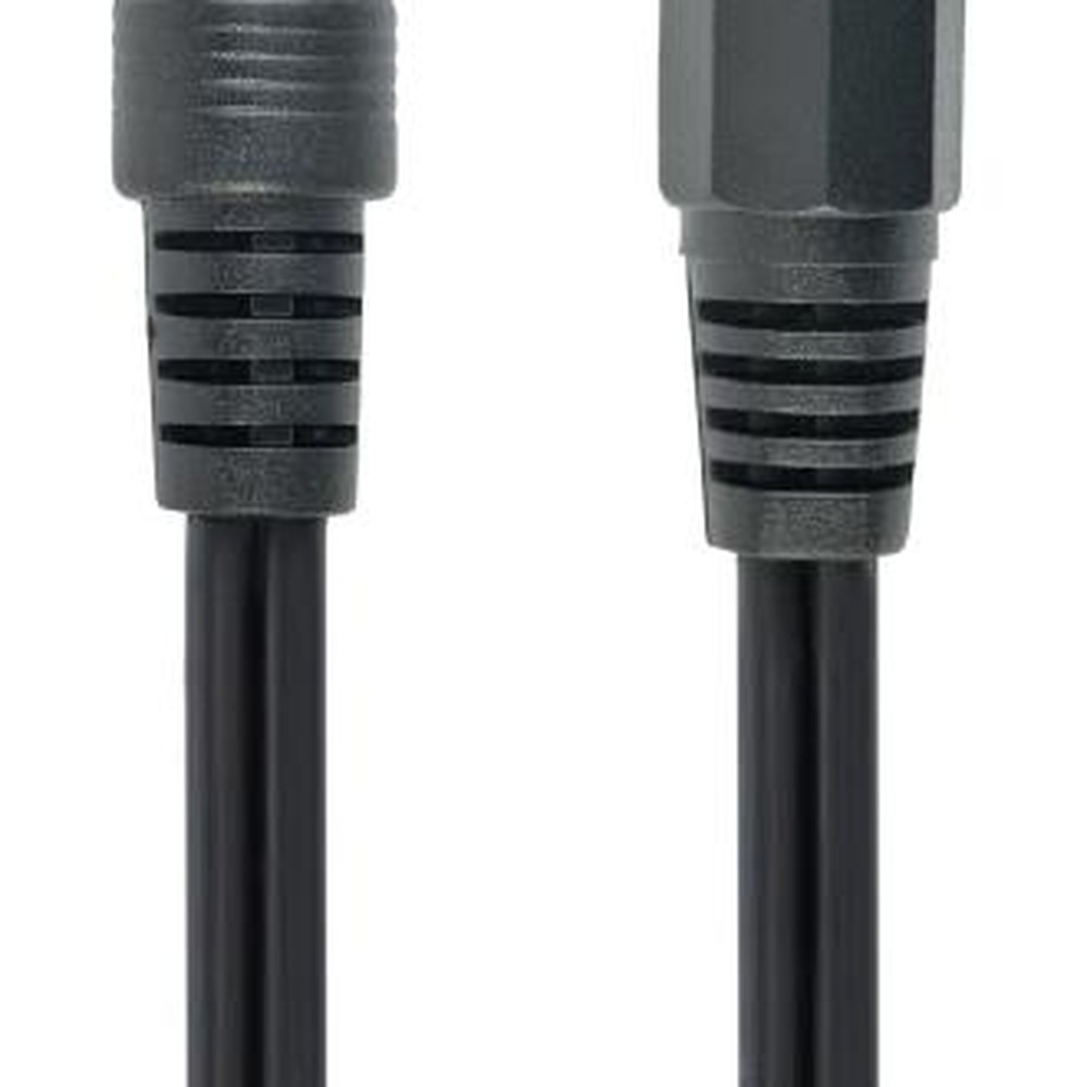 Gembird - Cable de Audio Jack 3.5mm Macho a Hembra CCA-423-2M de 2 m color negro, ideal para conexión estéreo entre auriculares, altavoces y dispositivos electrónicos compatibles