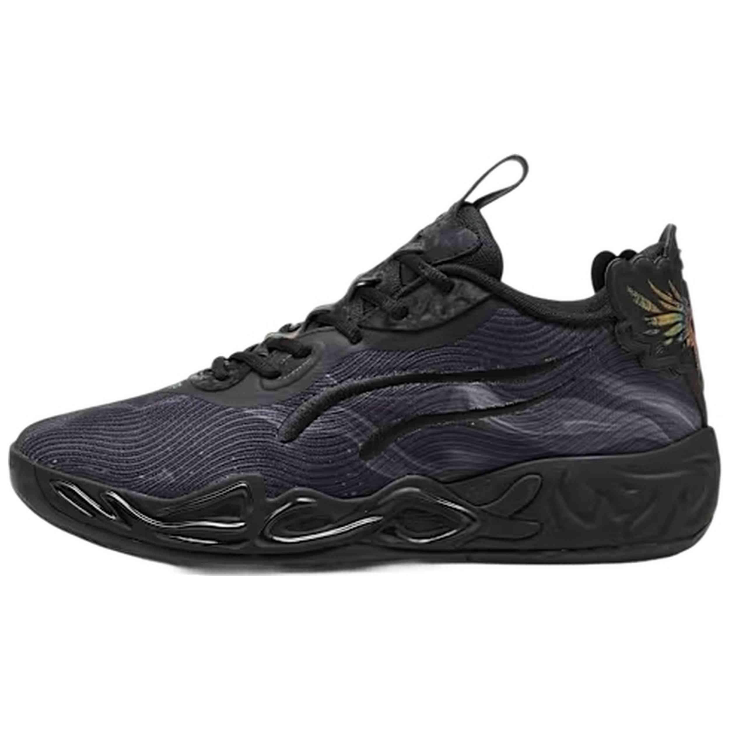 Zapatillas De Baloncesto Puma modelo LaMelo Ball MB.04 Low Team Bank "Dark Amethyst" para Hombre en color Negro