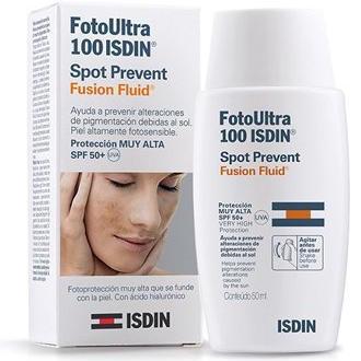 Isdin Fotoultra 100 Spot Prevent Fusion Fluid Antimanchas Spf 50+, 50 Ml