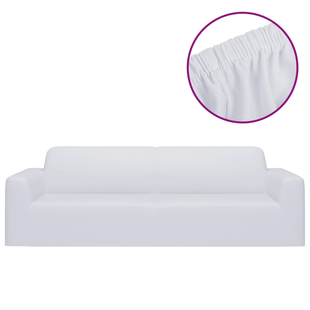 vidaXL Funda Elástica de Sillón de 3 Plazas Poliéster Jersey Salón Color Antracita, Crema, Gris y mas
