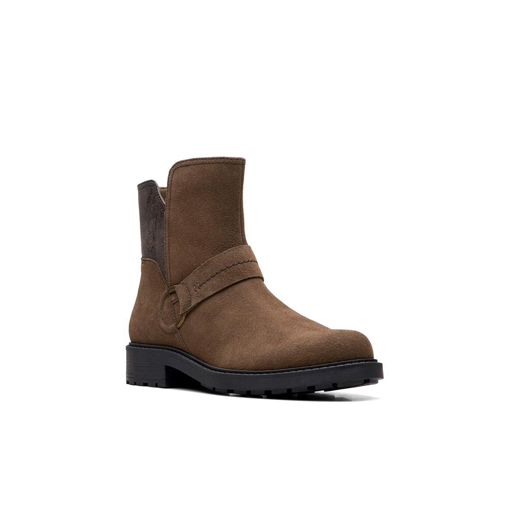 Clarks Opal Rose Botines Planos Mujer Verde