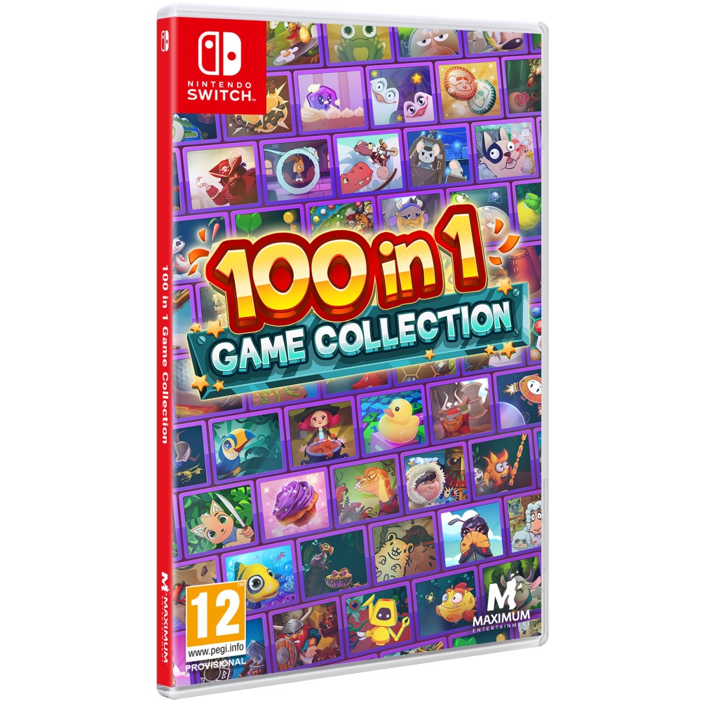 100 IN 1 GAME COLLECTION SWITCH JUEGO FÍSICO PARA NINTENDO SWITCH VERSIÓN ESPAÑOLA GARANTÍA EUROPEA EUROPEAN WARRANTY