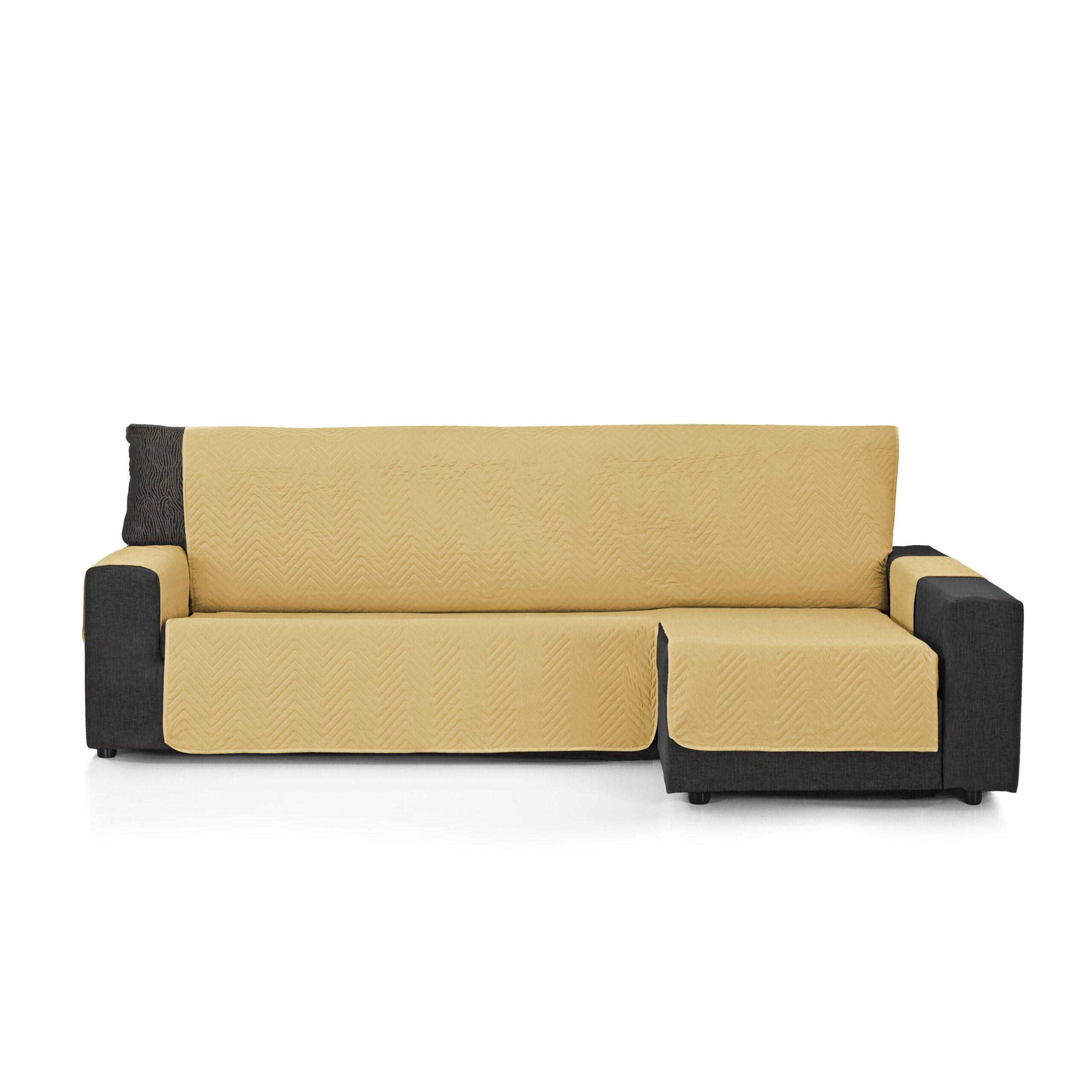 Funda Cubre Sofá Chaise Longue Mont - Válido para Chaise Longue Izquierdo y Derecho - Protector de sofá de arañazos - Fabricado en España - S&T Sofa Covers