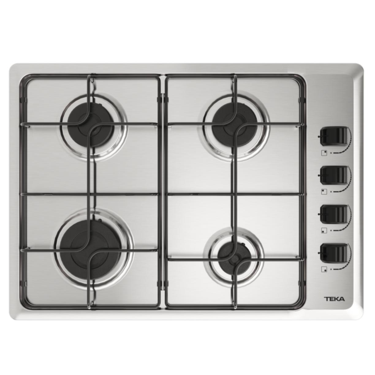 Encimera de gas Teka HLX 540 KLN IX NAT
