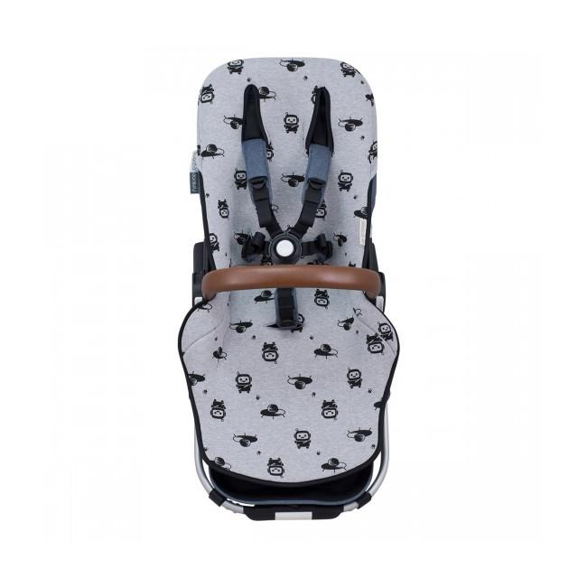 Jyoko Colchoneta Para Silla Bugaboo Donkey  de Algodon Organico y Transpirable