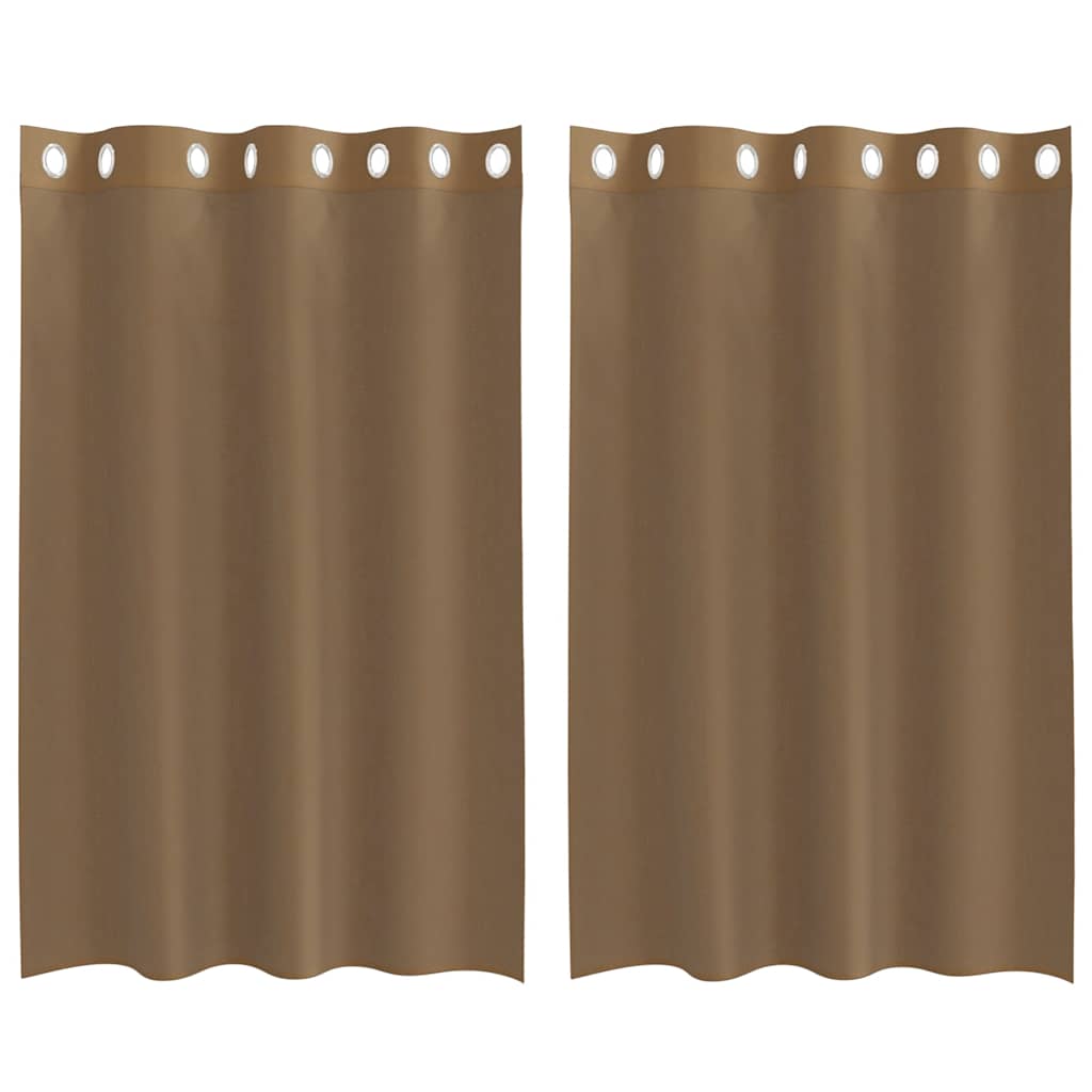 Cortinas de gasa con ojales vidaXL 2 uds 140x175 cm en color Verde manzana/Rosa/Amarillo y más | protección solar decorativa para ventanas hogar oficina dormitorio fácil de instalar