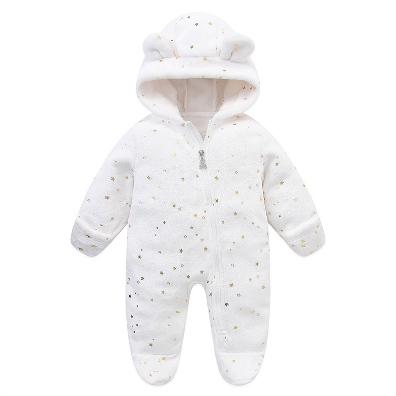 TK Pelele para bebé recién nacido, ropa de franela suave para bebés, chaqueta infantil de otoño, mono lindo para recién nacido de 0 a 12 meses