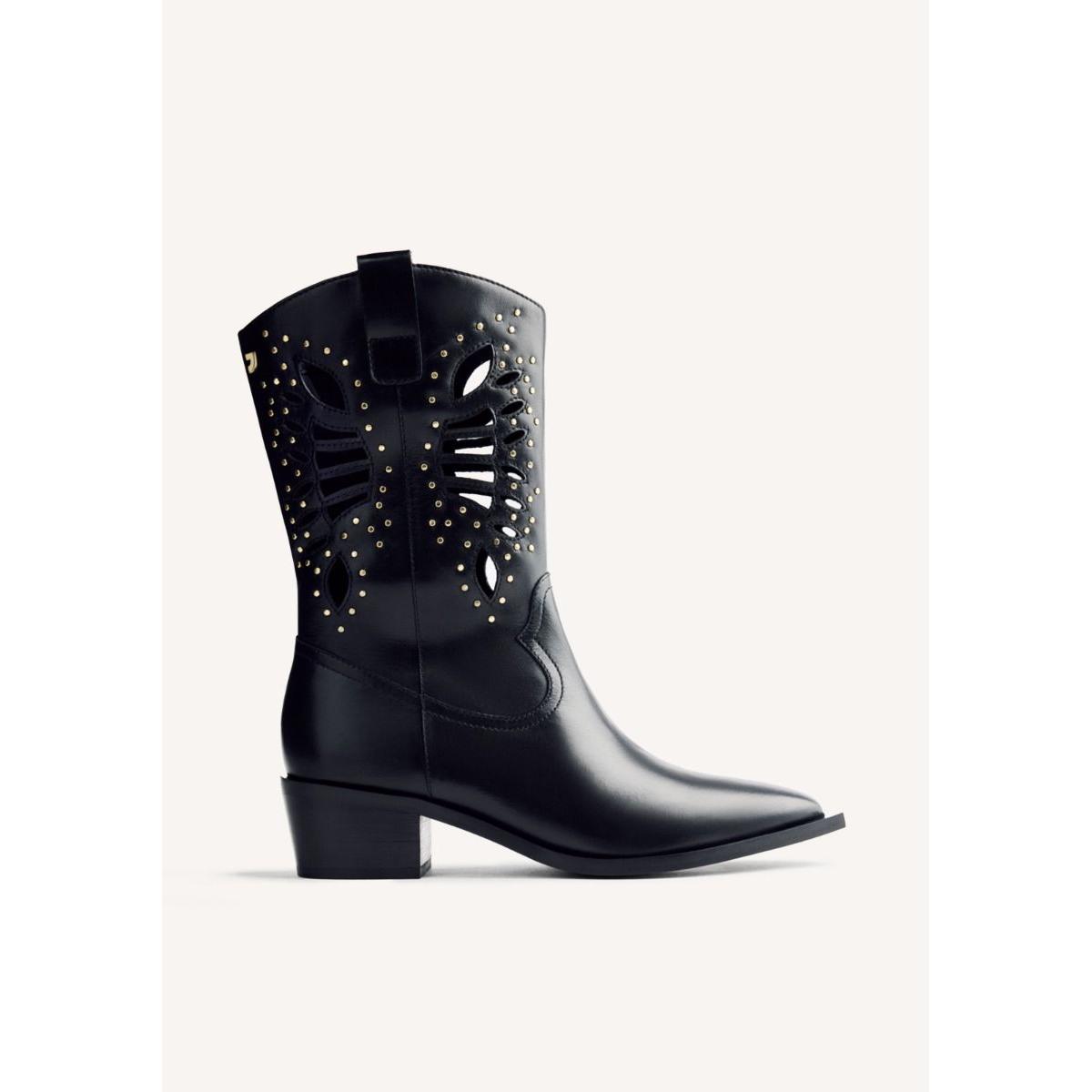 Botas Cowboy Piel Tachas Mujer Gioseppo Takaba 76195
