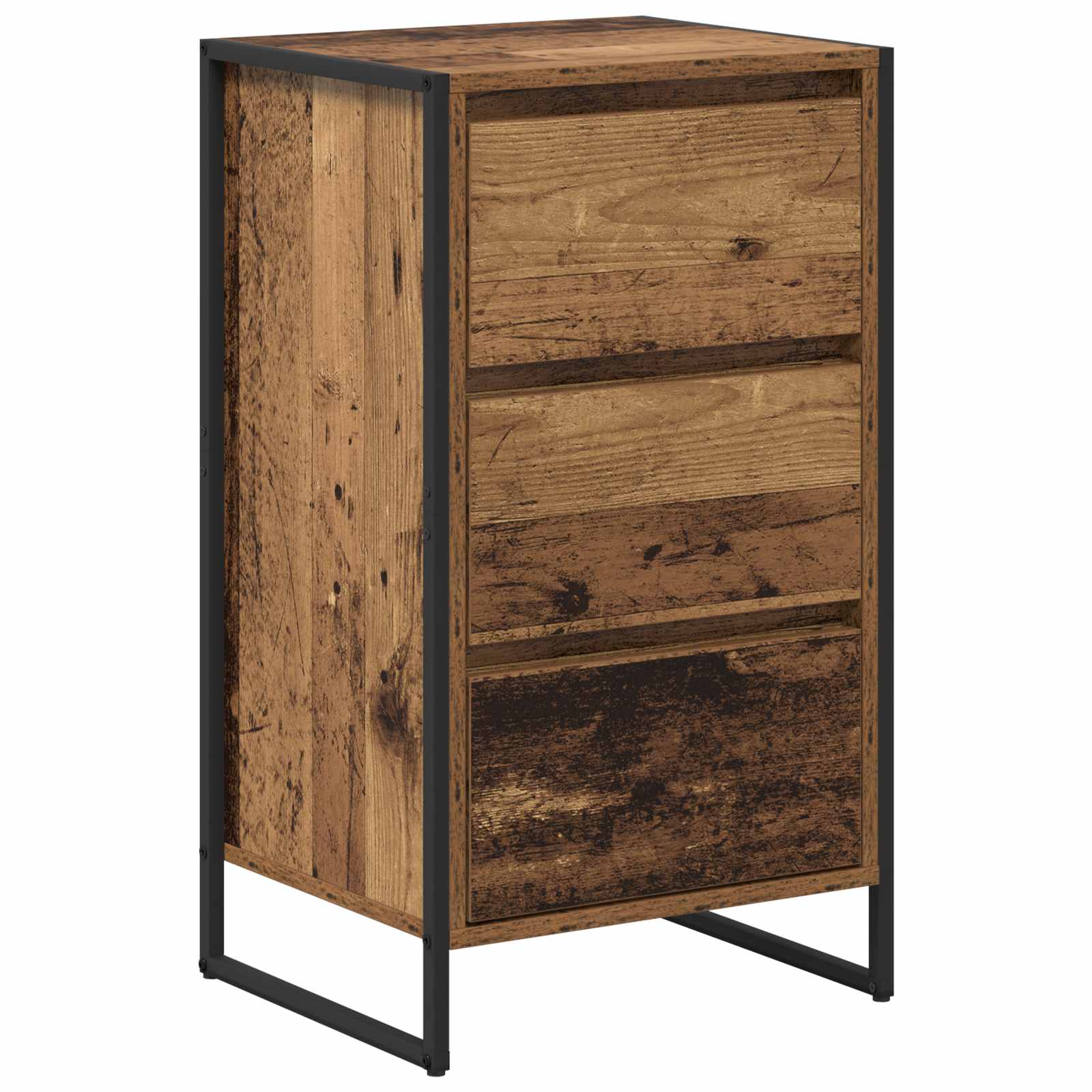 vidaXL Vitrina 42 x 36 x 75.5 cm Madera de ingeniería Multicolor