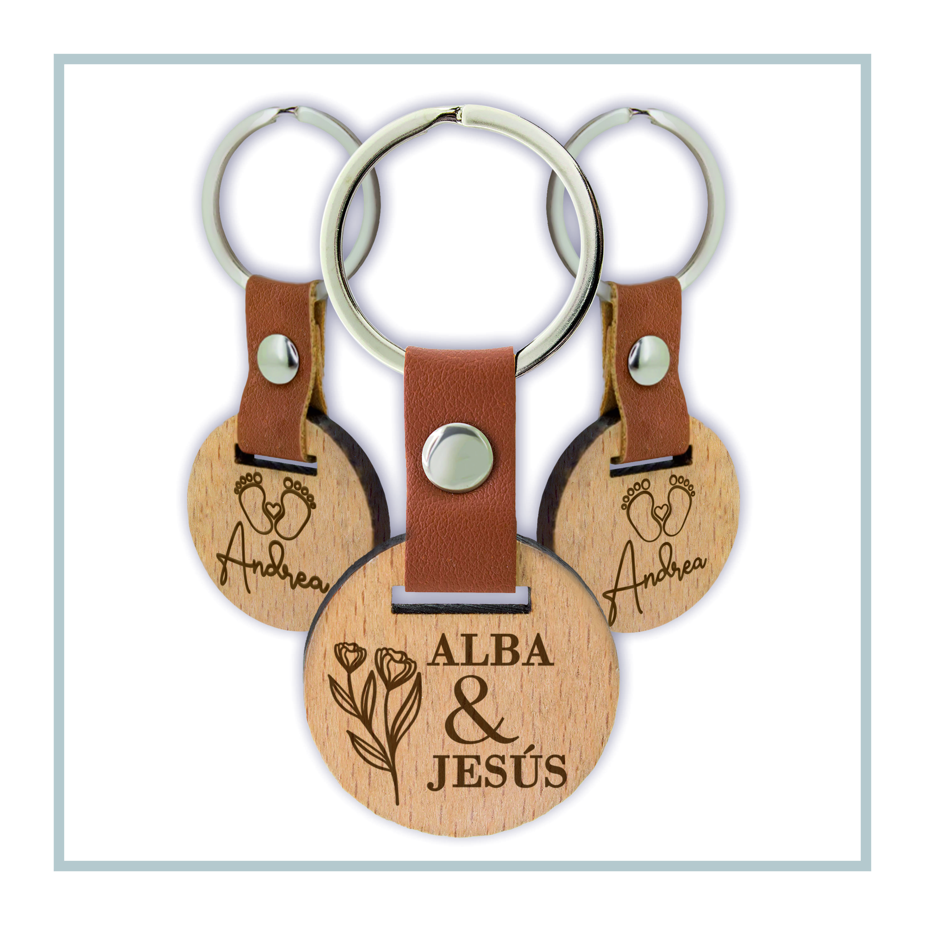 RegaloVip.es - Pack Llaveros PERSONALIZABLES, llavero con nombre, regalos para invitados boda, detalles bautizo para invitados, detalles para bodas invitados, recuerdos de bautizo, llavero personalizado, regalo personalizado.