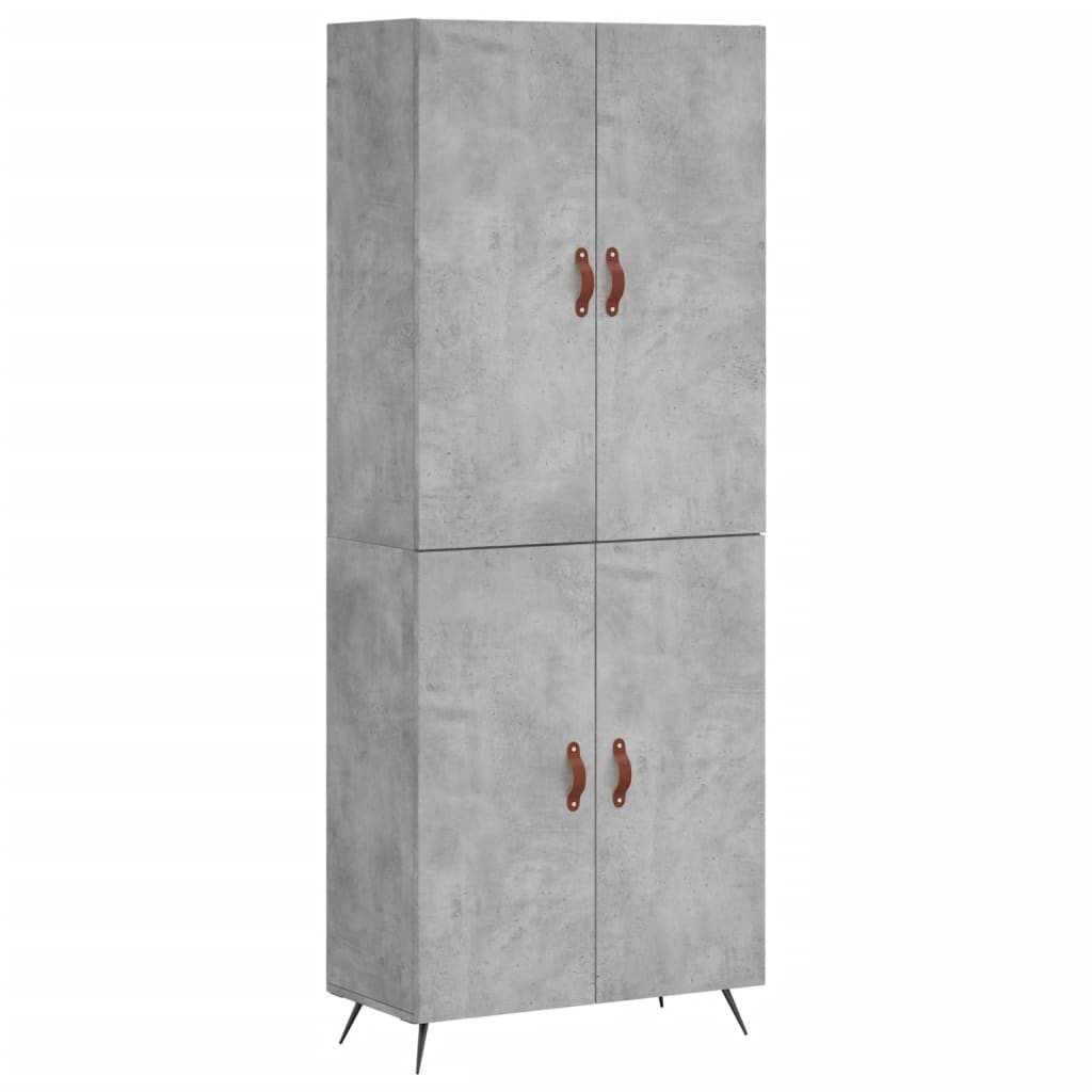Vidaxl Aparador Alto Madera Contrachapada 69,5x34x180 Cm 2 Puertas