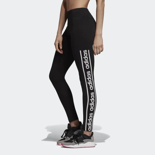 ADIDAS W C90 TIGHT MALLA LARGA MJ NEGRO/BLANCO