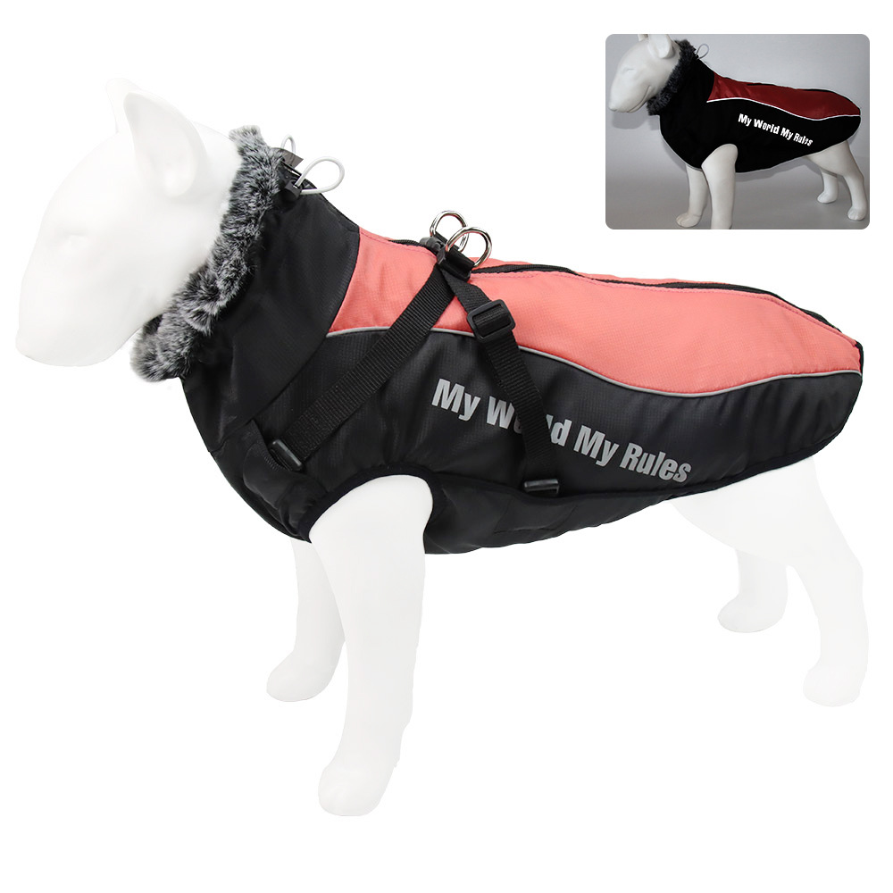 Nuevos Modelos de Ropa Abrigada para Perros con Reflectante: Abrigos Acolchados de Invierno para Mascotas y Ropa para Perros Grandes